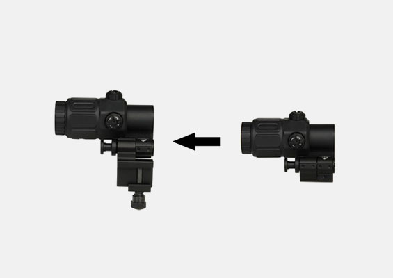 Голографический прицел с 3-кратным увеличителем и креплением STS