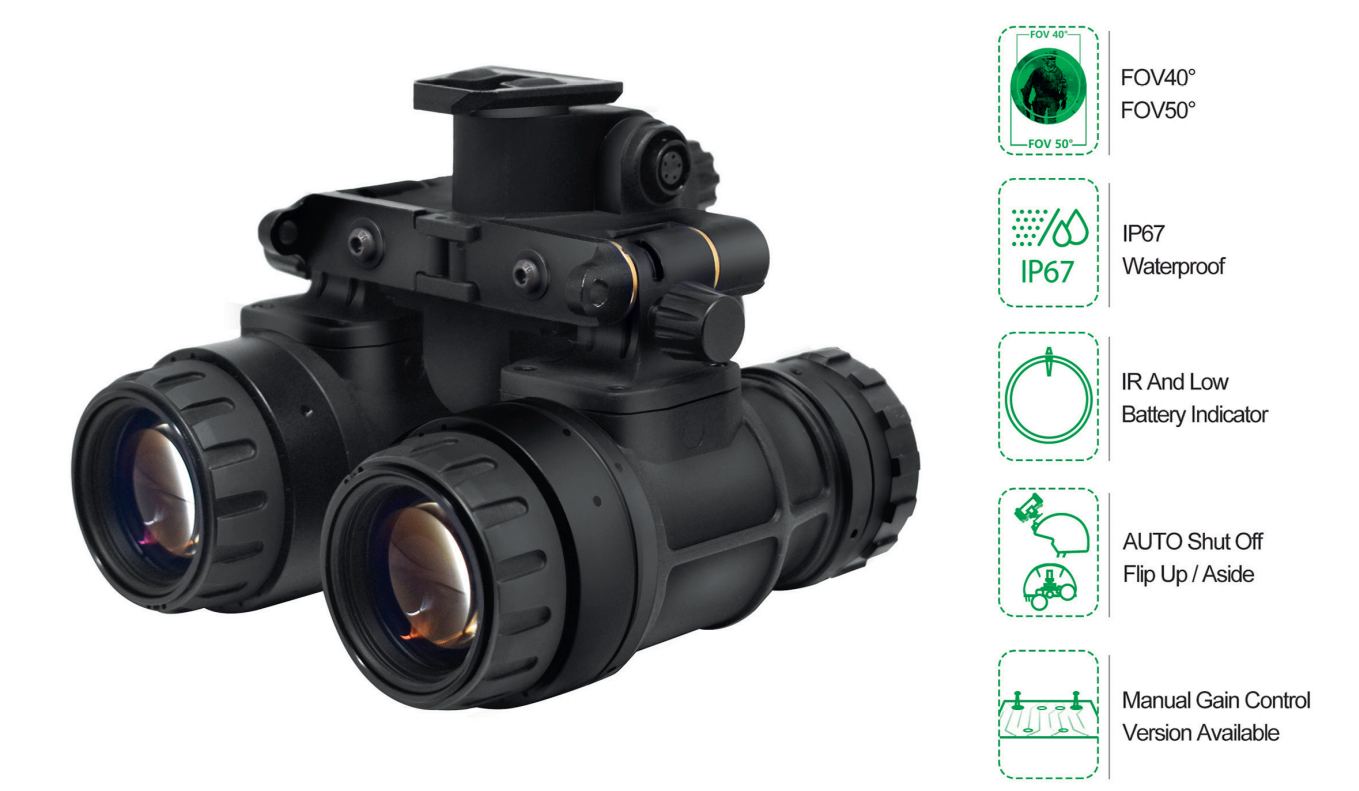 Приборы ночного видения LinduNV, BND1431 NVG32 с ручной регулировкой усиления, трубка усилителя изображения MX11769.